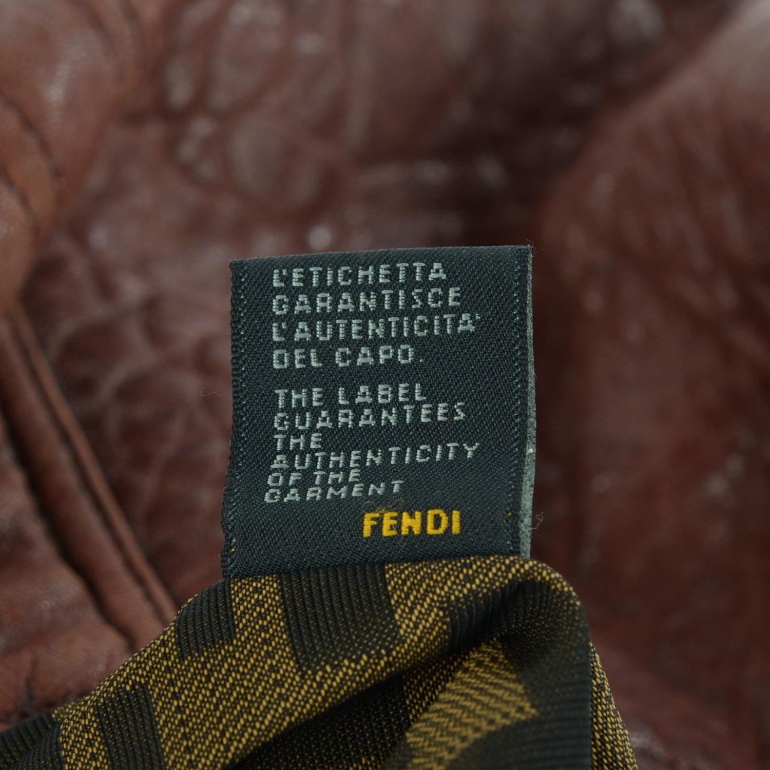 Fendi Nappa Nuvolata Spy Cognac 6 of 9