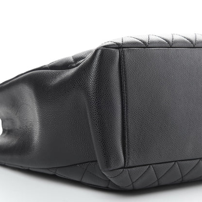 Chanel Caviar Quilted Grand Shopping Tote GST Black 9 of 14