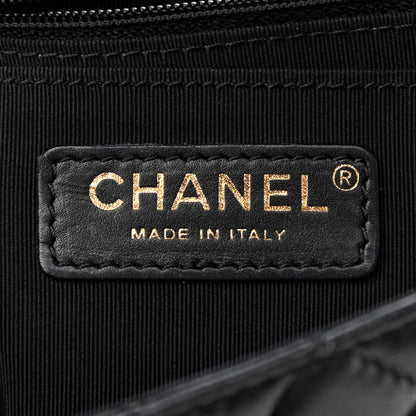 Chanel Lambskin Quilted Valentine Charms Medium Single Flap Black 6 of 9