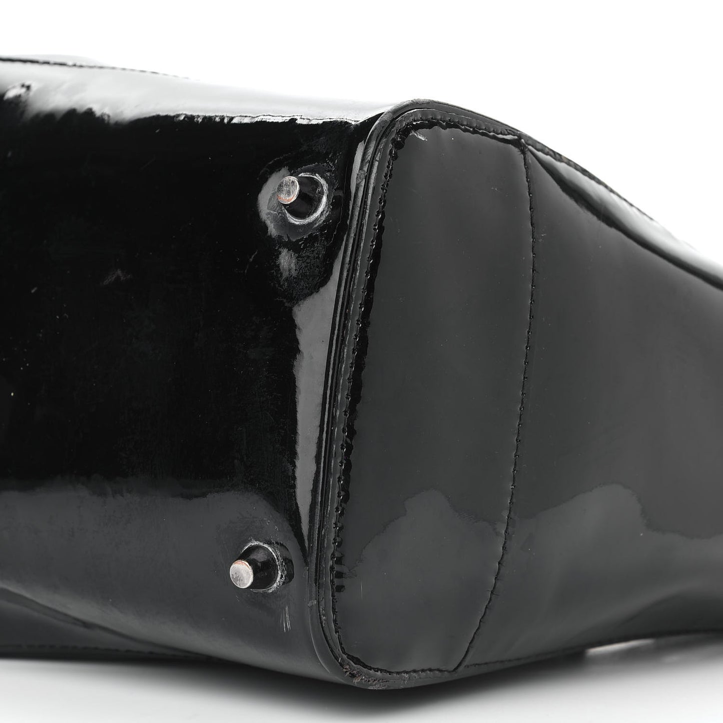 Patent Zip Tote Black