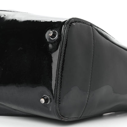 Burberry Patent Zip Tote Black 7 of 8