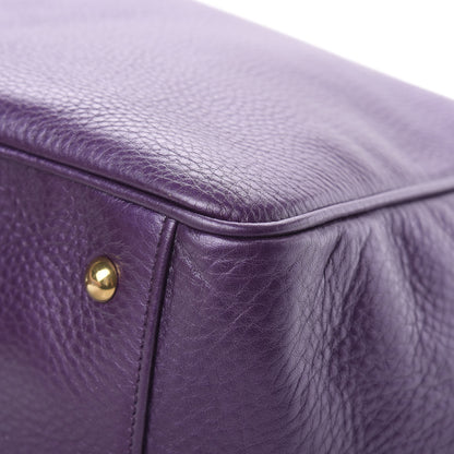 Gucci Metallic Pebbled Calfskin Medium 1973 Top Handle Satchel Purple 11 of 14