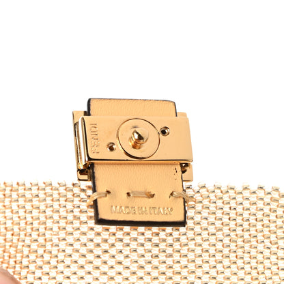 Fendi Glass Vitello King Beaded Mini Pico Baguette Charm Semolino 5 of 5