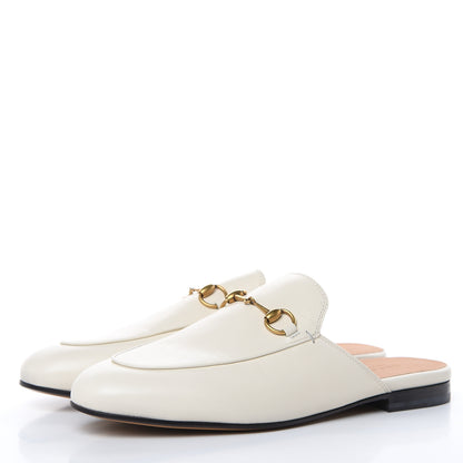 Gucci Malaga Kid Womens Princetown Slippers 39.5 Mystic White 3 of 10