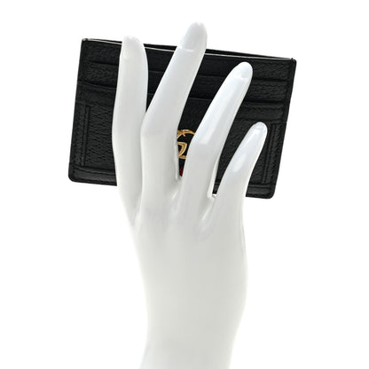 Gucci Calfskin Web GG Ophidia Card Holder Black 2 of 6