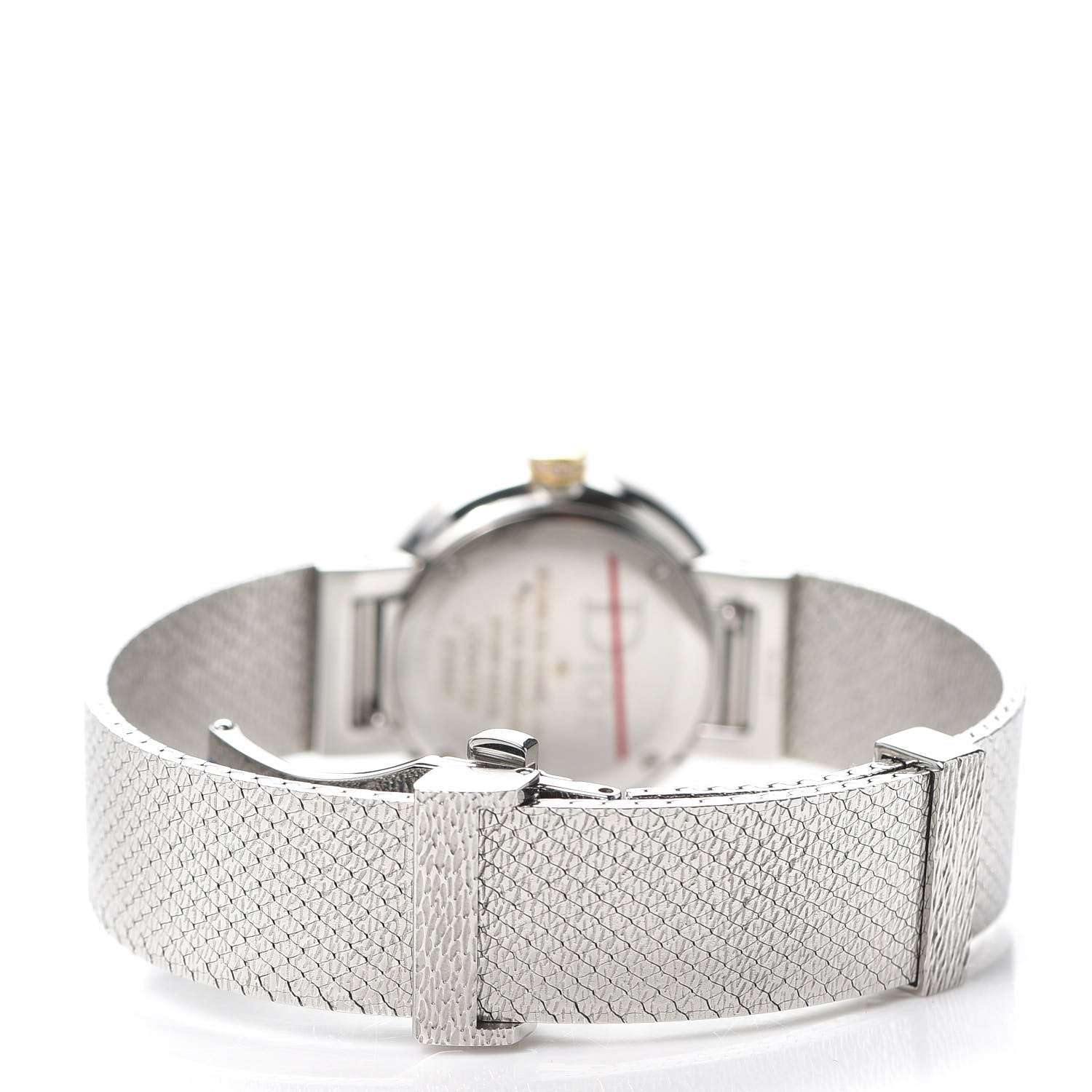 Christian Dior Stainless Steel Diamond Mother of Pearl 25mm La D De Dior Quartz Watch 3 of 6