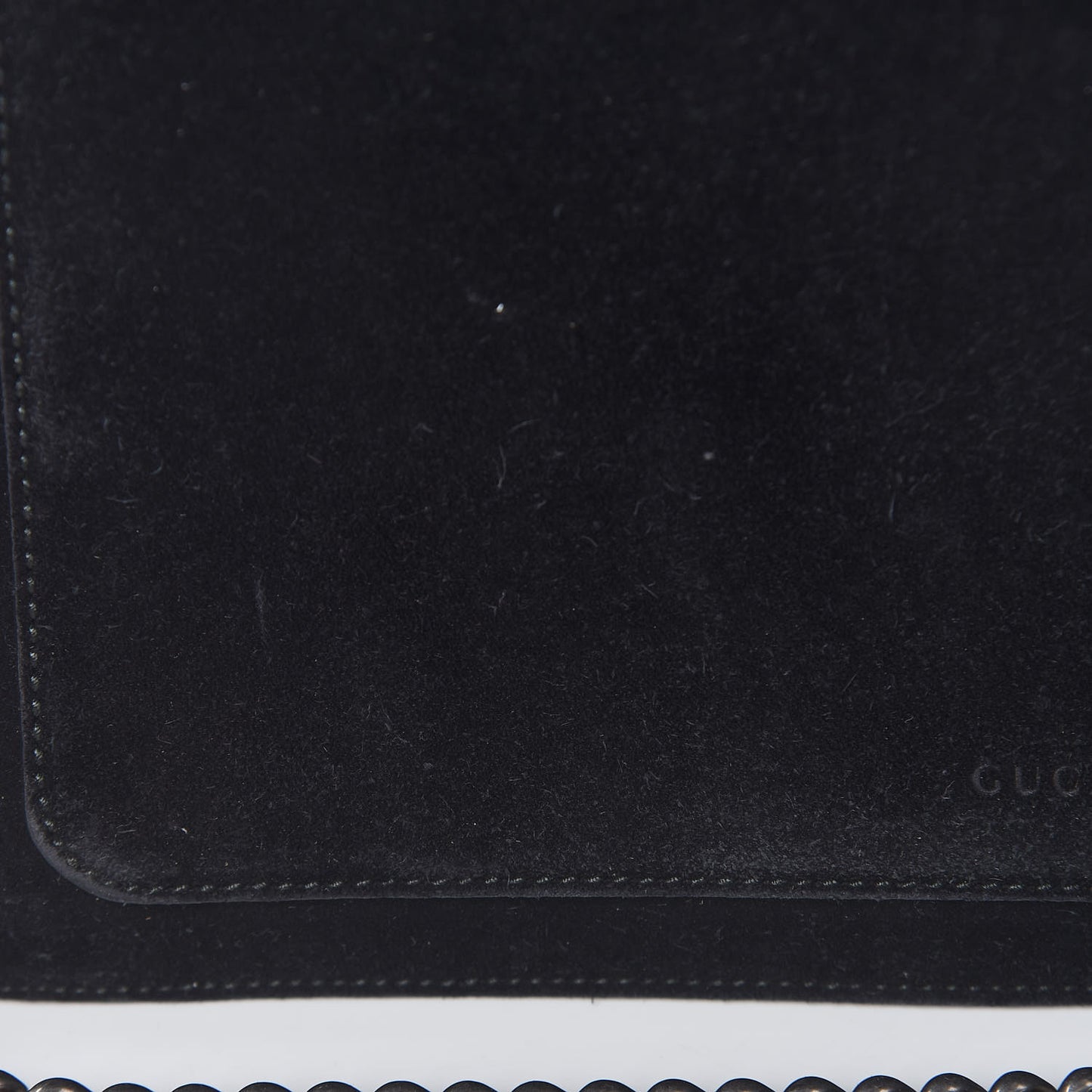 Suede Medium Dionysus Shoulder Bag Black