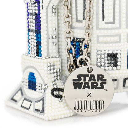 Judith Leiber x STAR WARS Crystal R2D2 Minaudiere Clutch Silver Multicolor 7 of 13