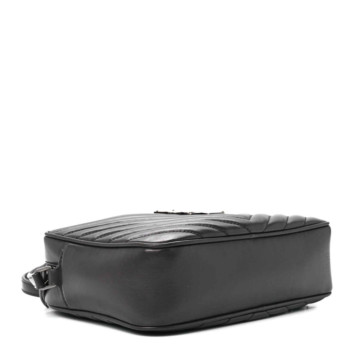 Saint Laurent Calfskin Matelasse Monogram Lou Camera Bag Asphalt 4 of 11