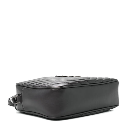 Saint Laurent Calfskin Matelasse Monogram Lou Camera Bag Asphalt 4 of 11