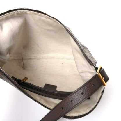 Gucci GG Supreme Monogram Web Small Ophidia Half Moon Hobo Brown 5 of 10