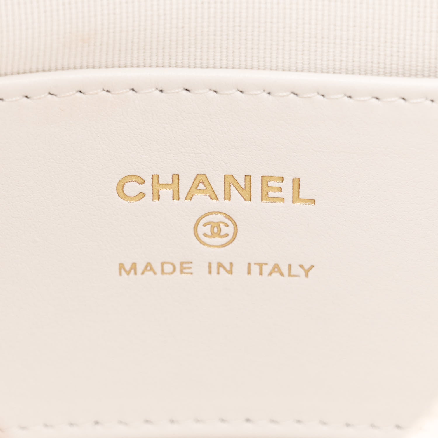 Chanel Shiny Caviar Quilted Bow Pouch Hobo White 6 of 13