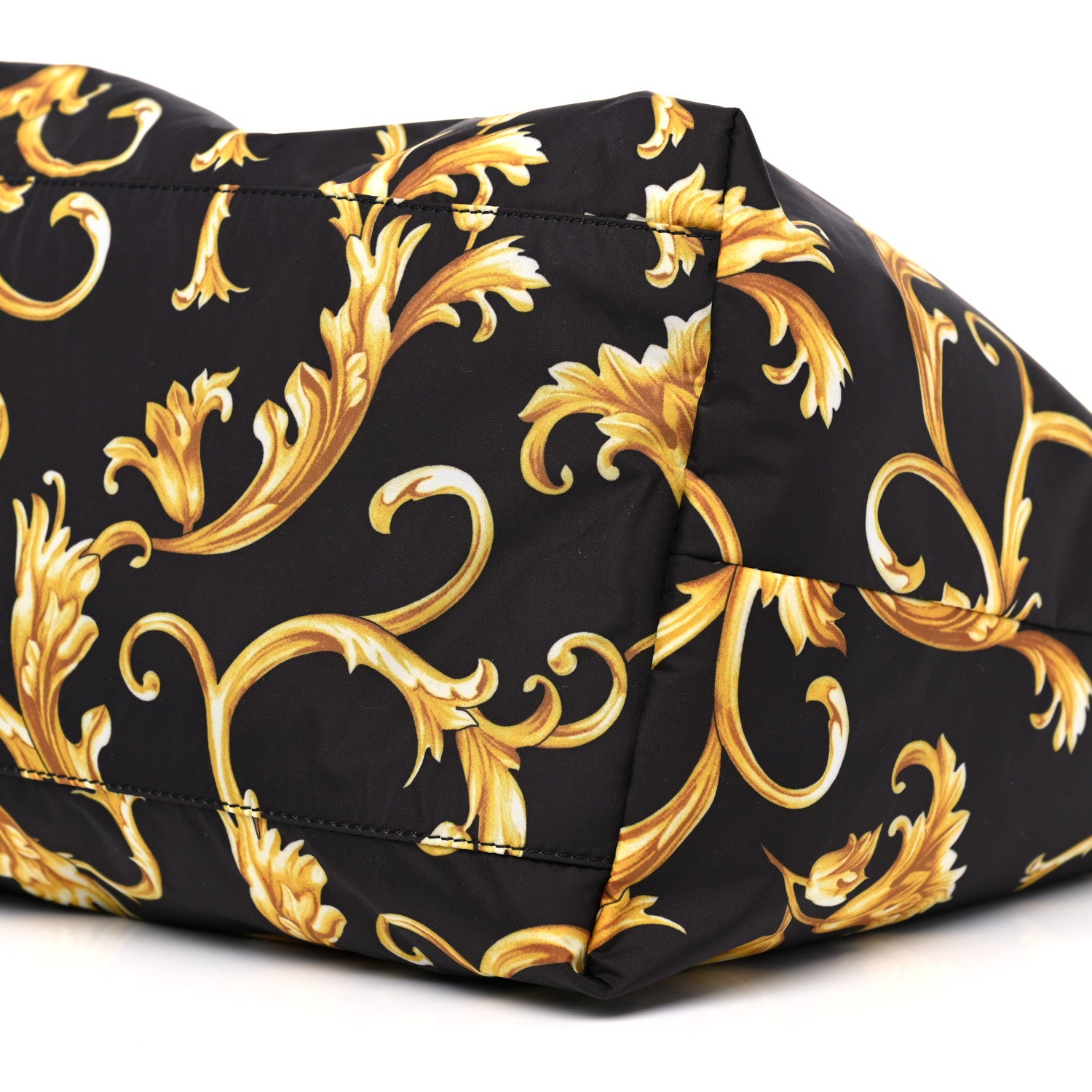 Versace Nylon Baroque Print Tote Black 10 of 10