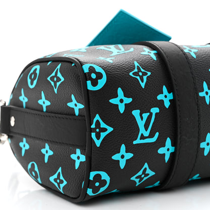 Louis Vuitton Monogram Playground Keepall Bandouliere 25 Black 8 of 9
