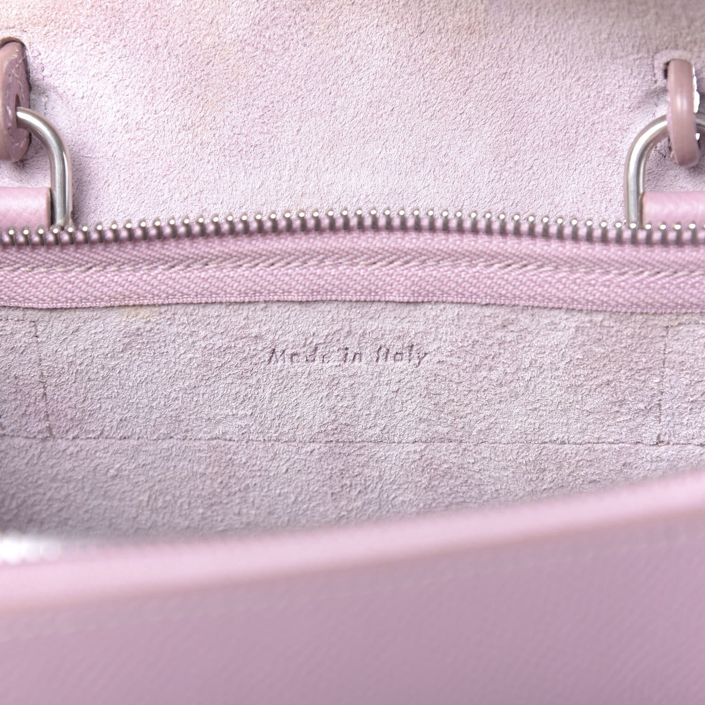 Grained Calfskin Nano Belt Bag Antique Rose