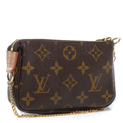 Louis Vuitton Monogram Complice Trunks and Bags Mini Pochette Accessories Beige 3 of 8