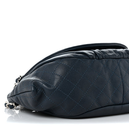 Chanel Caviar Large Half Moon Flap Navy 7 of 8