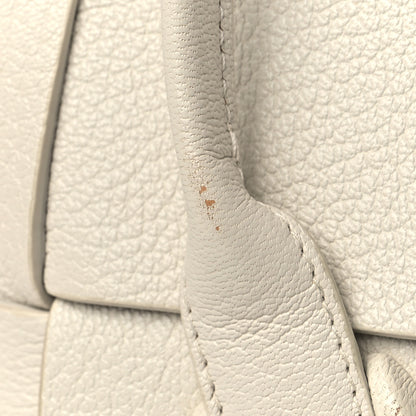 Bottega Veneta Grained Calfskin Maxi Intrecciato Mini Arco Bianco 7 of 8