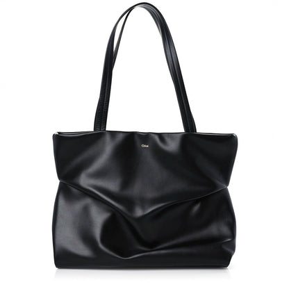 Chloe Calfskin Judy East West Tote Black 1 of 11