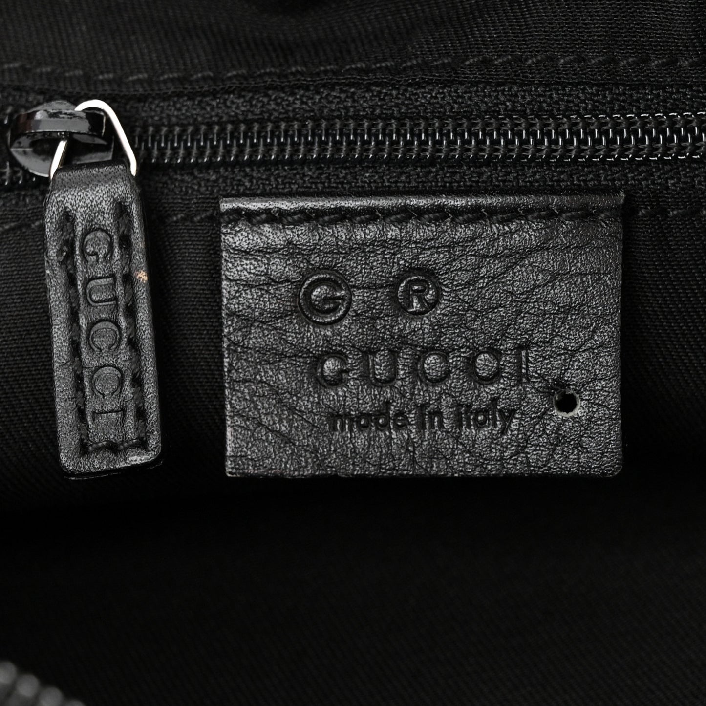 Nylon Monogram Tote Bag Black