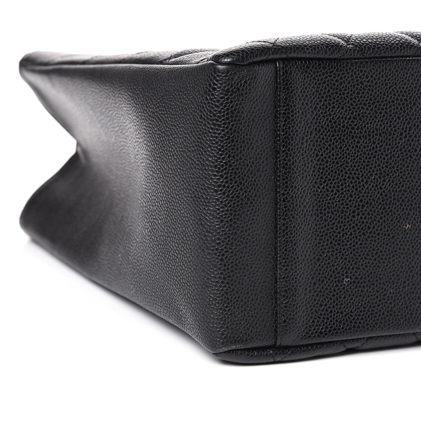 Caviar Quilted Grand Shopping Tote GST Black