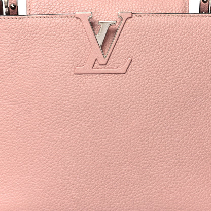 Louis Vuitton Taurillon Capucines PM Magnolia 7 of 12