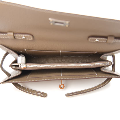 Hermes Epsom Kelly Wallet To Go Etoupe 4 of 8