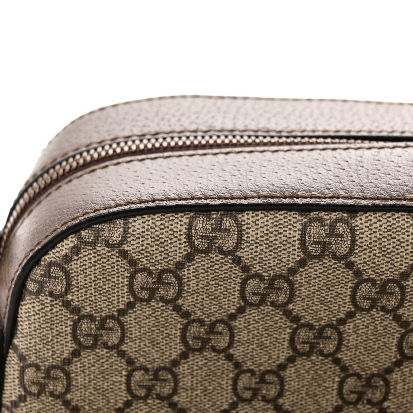 GG Supreme Monogram Web Neo Vintage Shoulder Bag Beige New Acero Crop