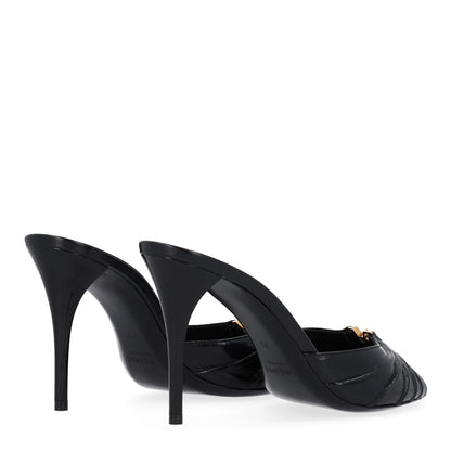 Saint Laurent Nappa Sugar Babylone 90 Mules 38 Black 5 of 11