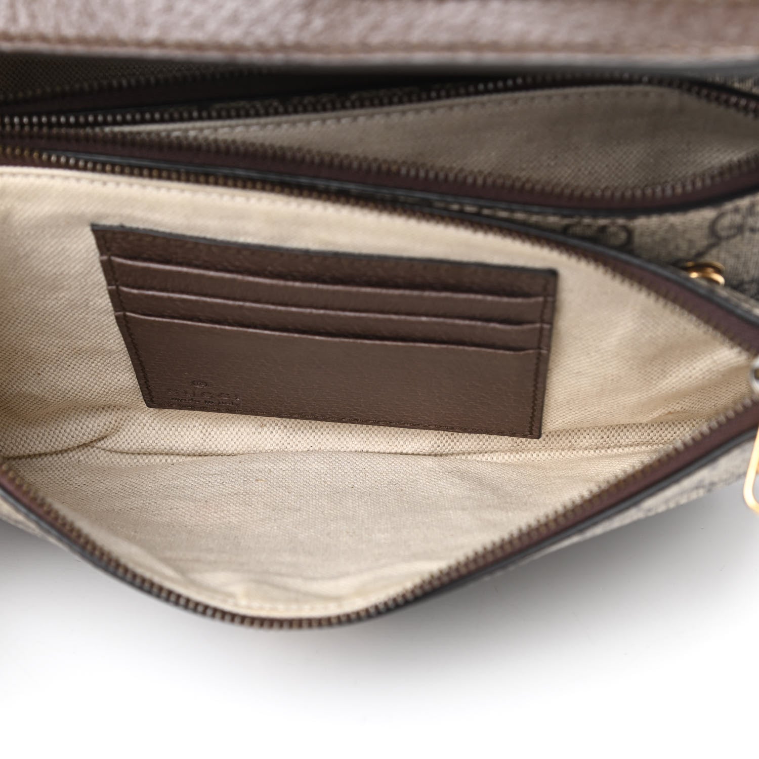 Gucci GG Supreme Monogram Web Ophidia Flap Messenger Bag Beige New Acero 8 of 18