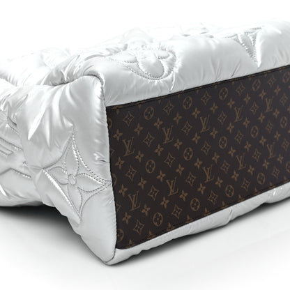 Louis Vuitton Econyl Monogram Pillow Giant Onthego GM Silver 8 of 10