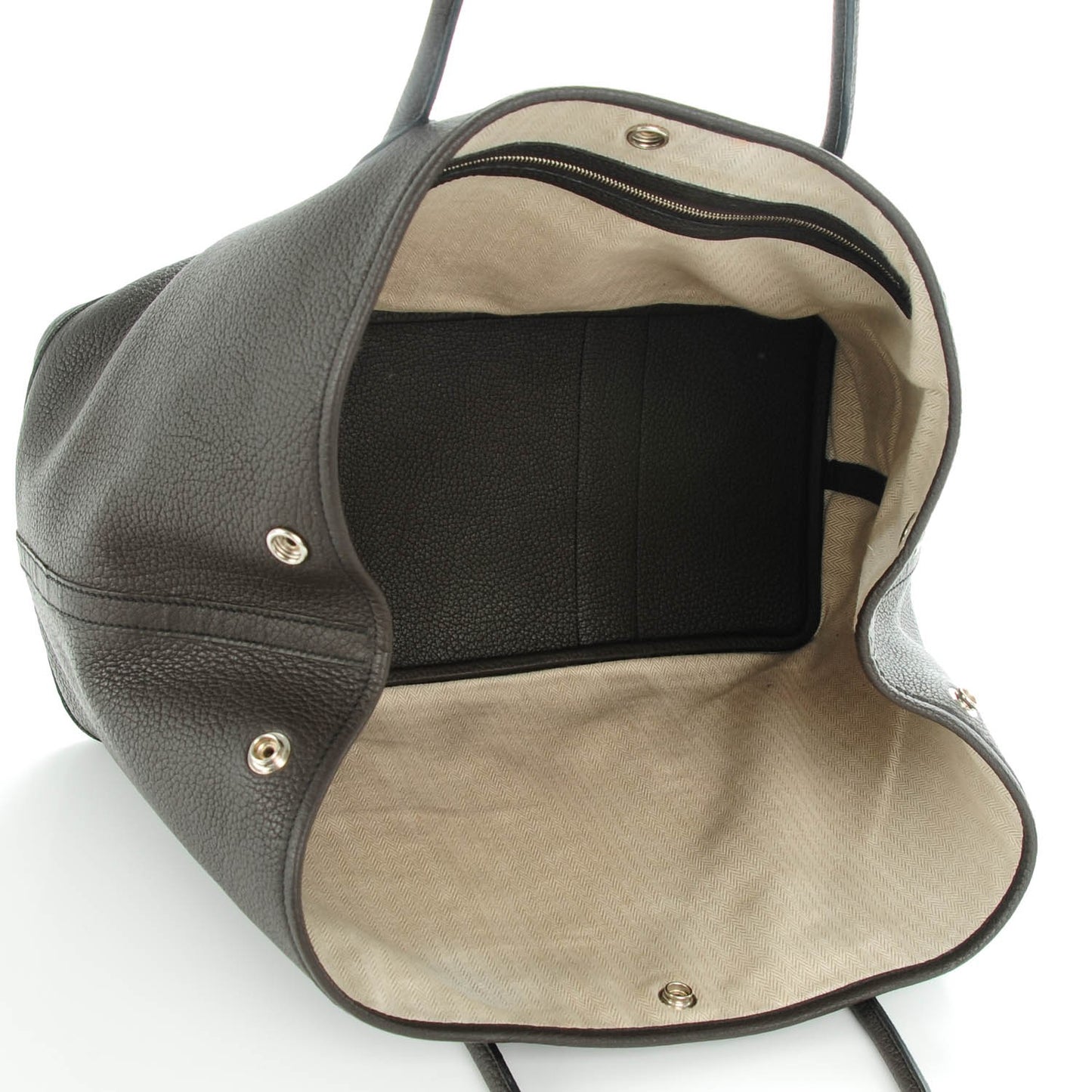 Veau Negonda Garden Party Tote 36 Cacao