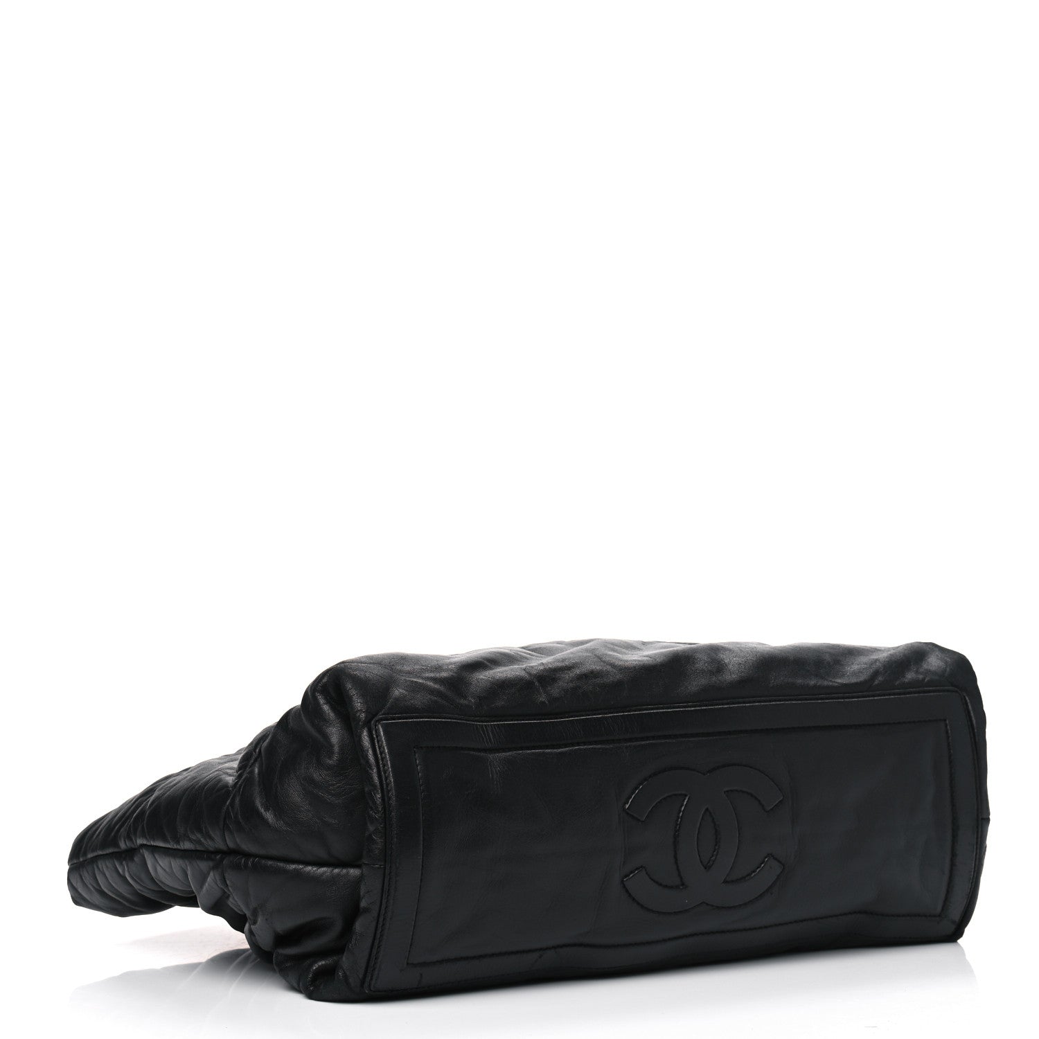 Chanel Lambskin Quilted Medium Coco Cocoon Reversible Tote Black 3 of 9