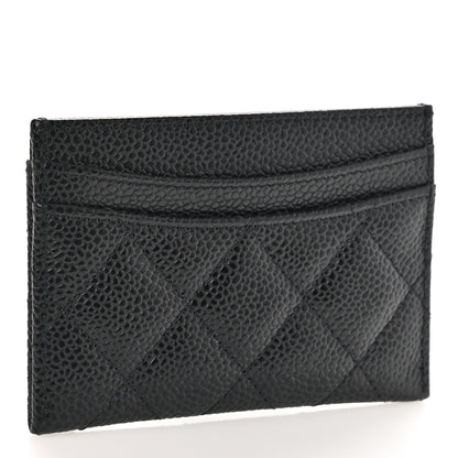 Chanel Caviar Quilted Card Holder Black 3 of 9