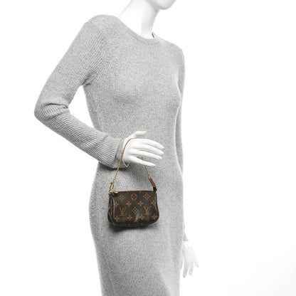Louis Vuitton Monogram Mini Pochette Accessories 2 of 6