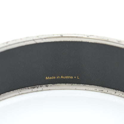 Hermes Enamel Printed Wide Capitales Bracelet 65 5 of 7
