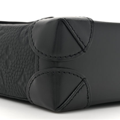 Louis Vuitton Taurillon Monogram Steamer Nano Black 9 of 13