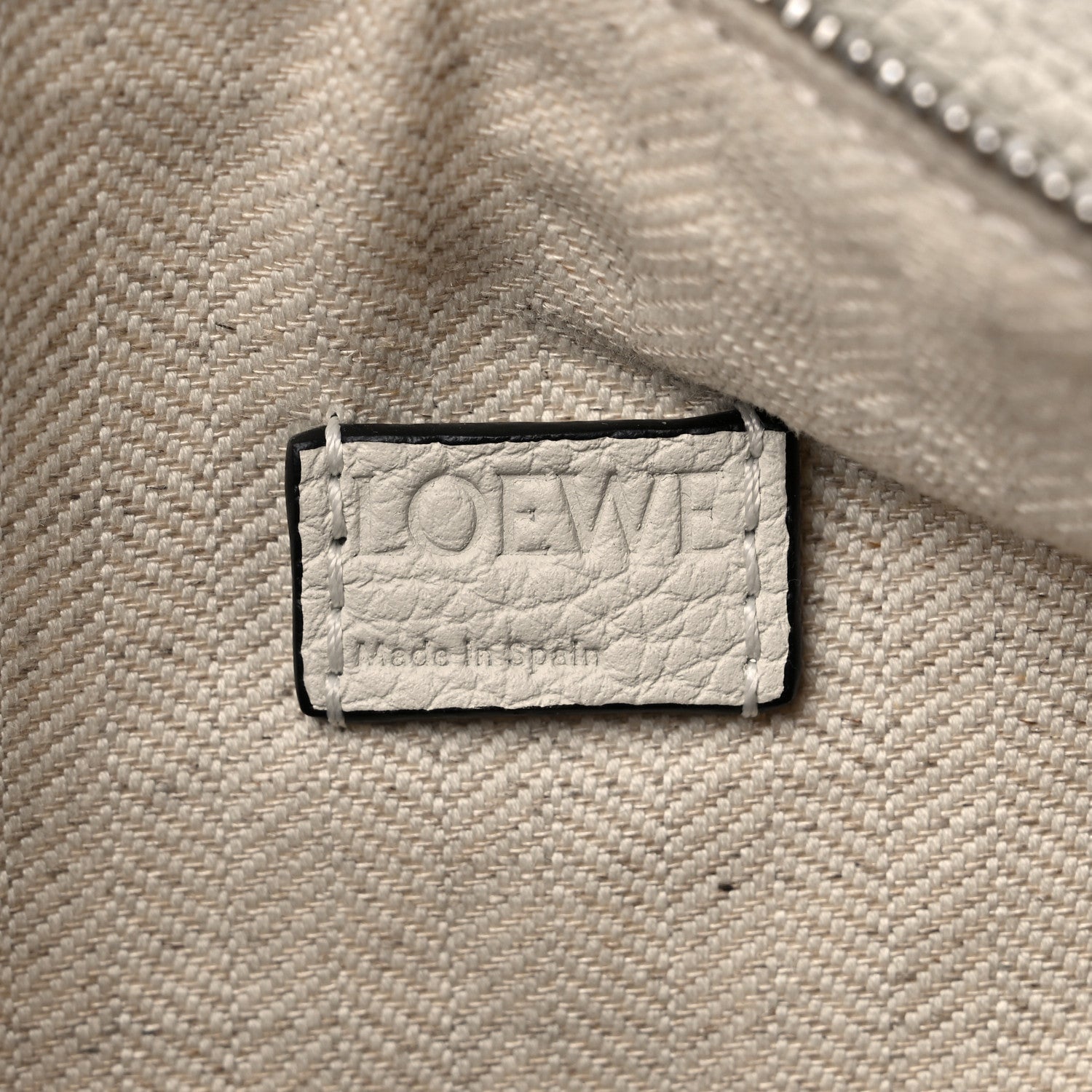 Loewe Calfskin Mini Puzzle Bag Soft White 6 of 8