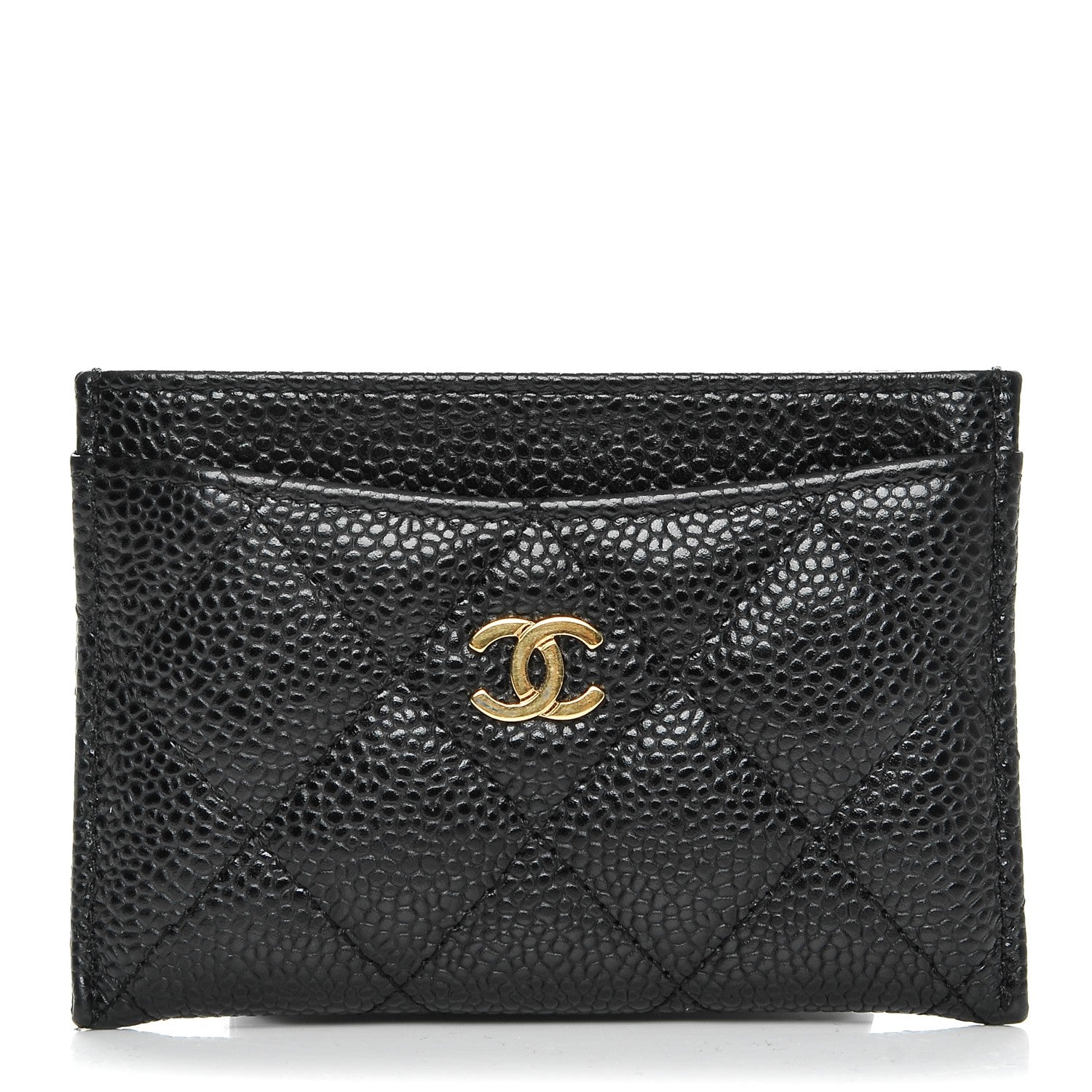 Chanel Caviar Quilted Card Holder Black 1 of 8