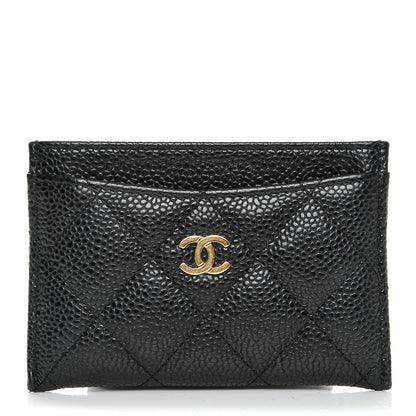 Chanel Caviar Quilted Card Holder Black 1 of 8