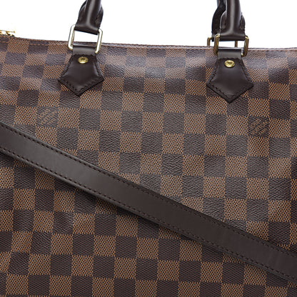 Louis Vuitton Damier Ebene Speedy Bandouliere 30 7 of 9