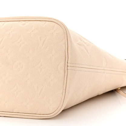 Louis Vuitton Empreinte Monogram Giant Neverfull MM Cream 11 of 12