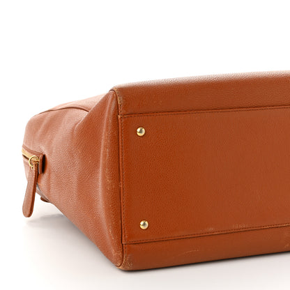 Chanel Caviar Large CC Shoulder Bag Light Brown 9 of 12