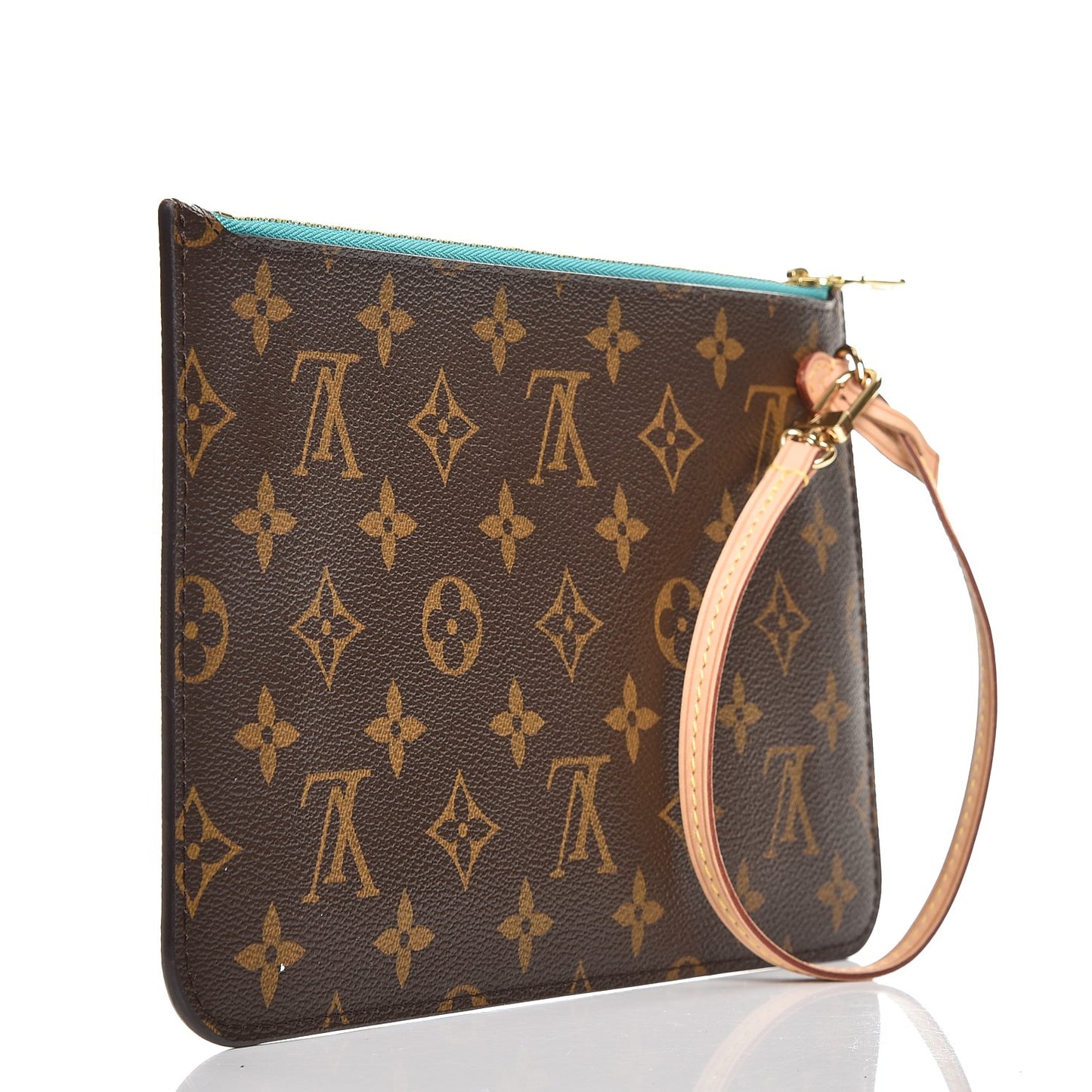 Monogram Neverfull MM GM Pochette Turquoise