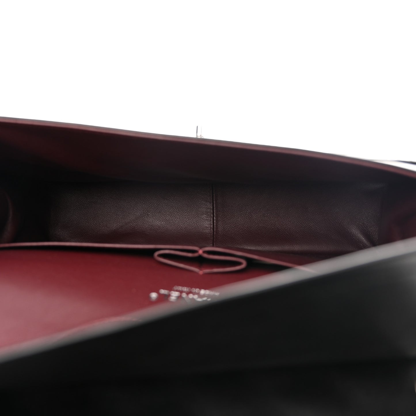 Lambskin Quilted Jumbo Double Flap Black