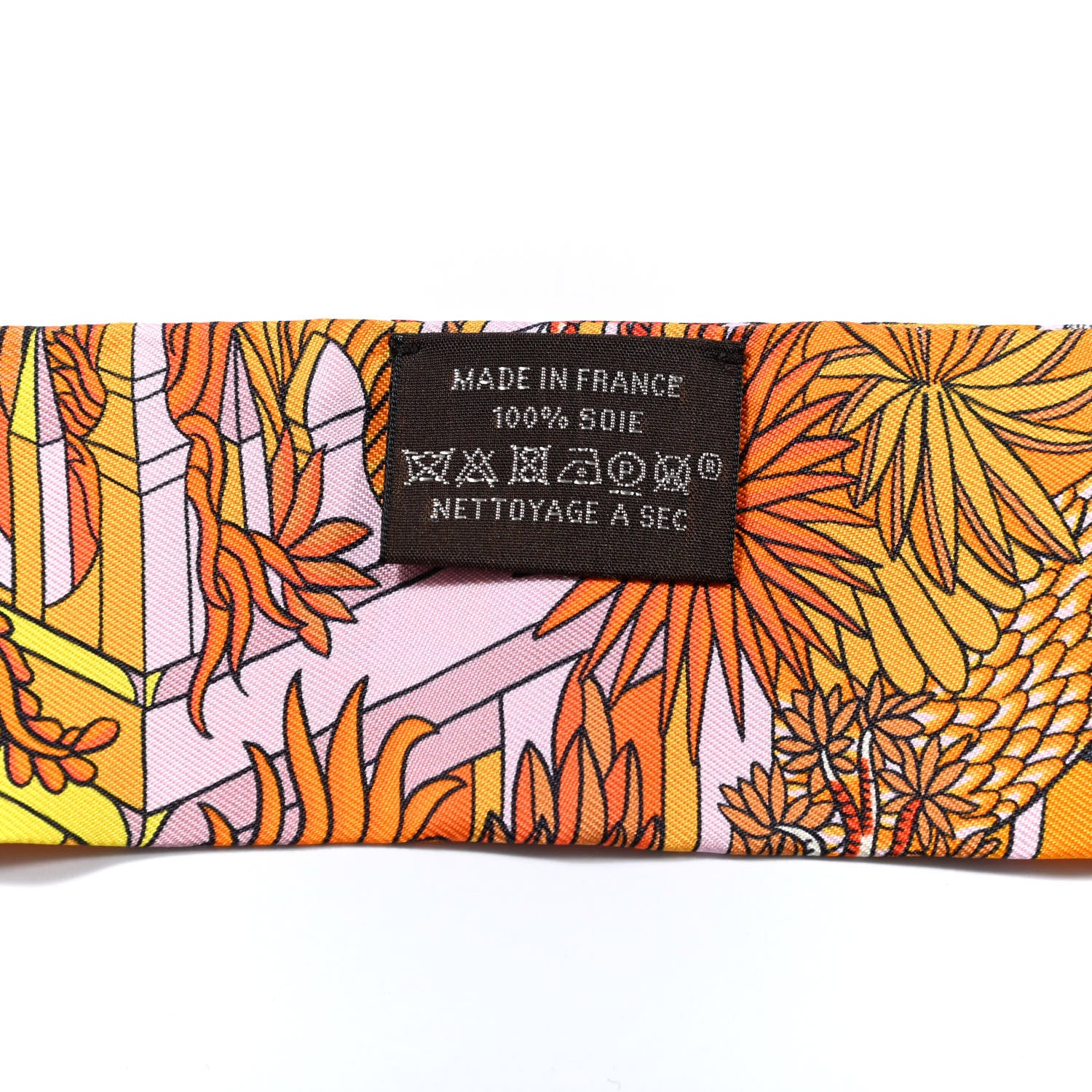 Hermes Silk Animapolis Plumetis Twilly 2 of 4