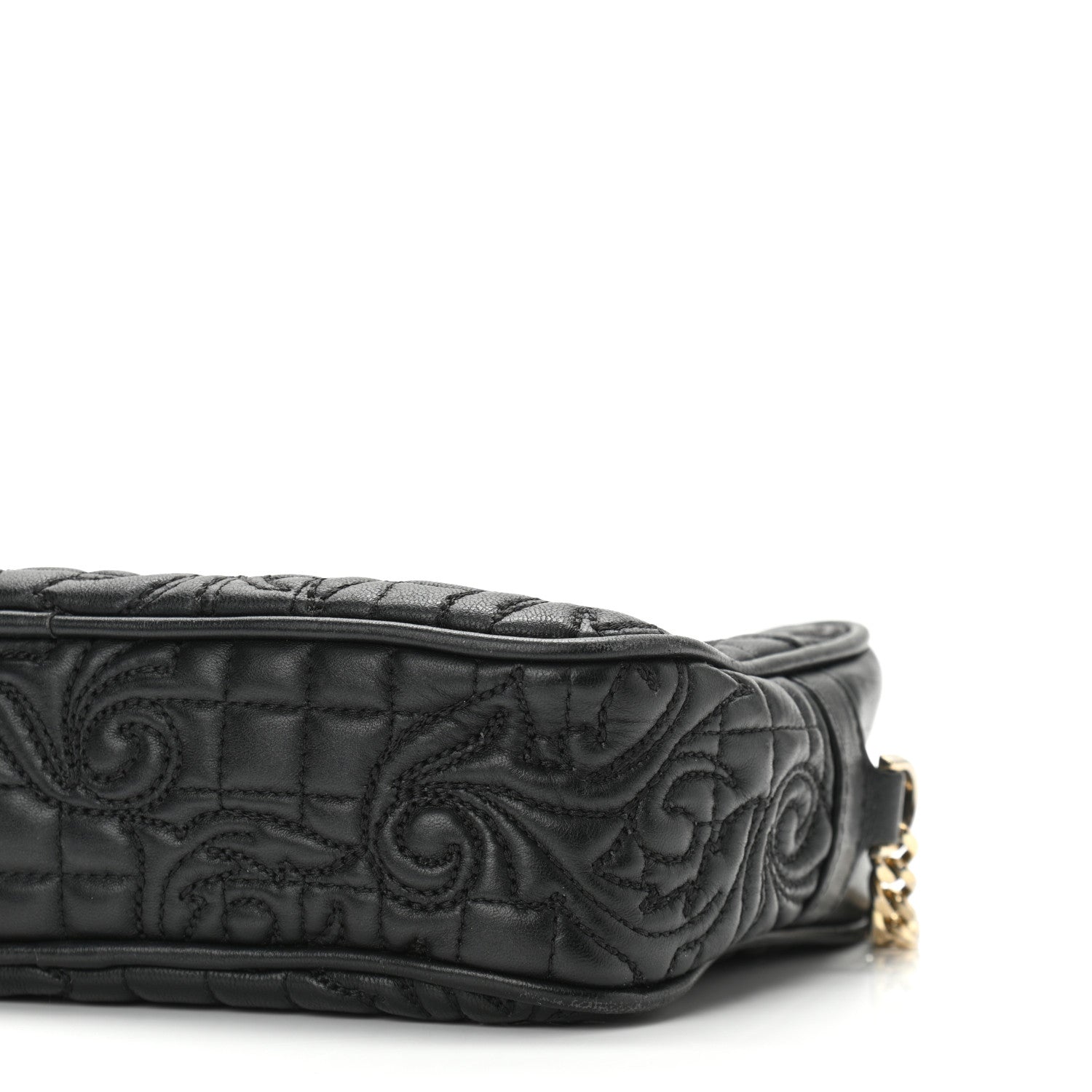 Versace Nappa Quilted Medusa Camera Bag Black 9 of 9