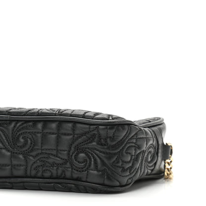 Versace Nappa Quilted Medusa Camera Bag Black 9 of 9