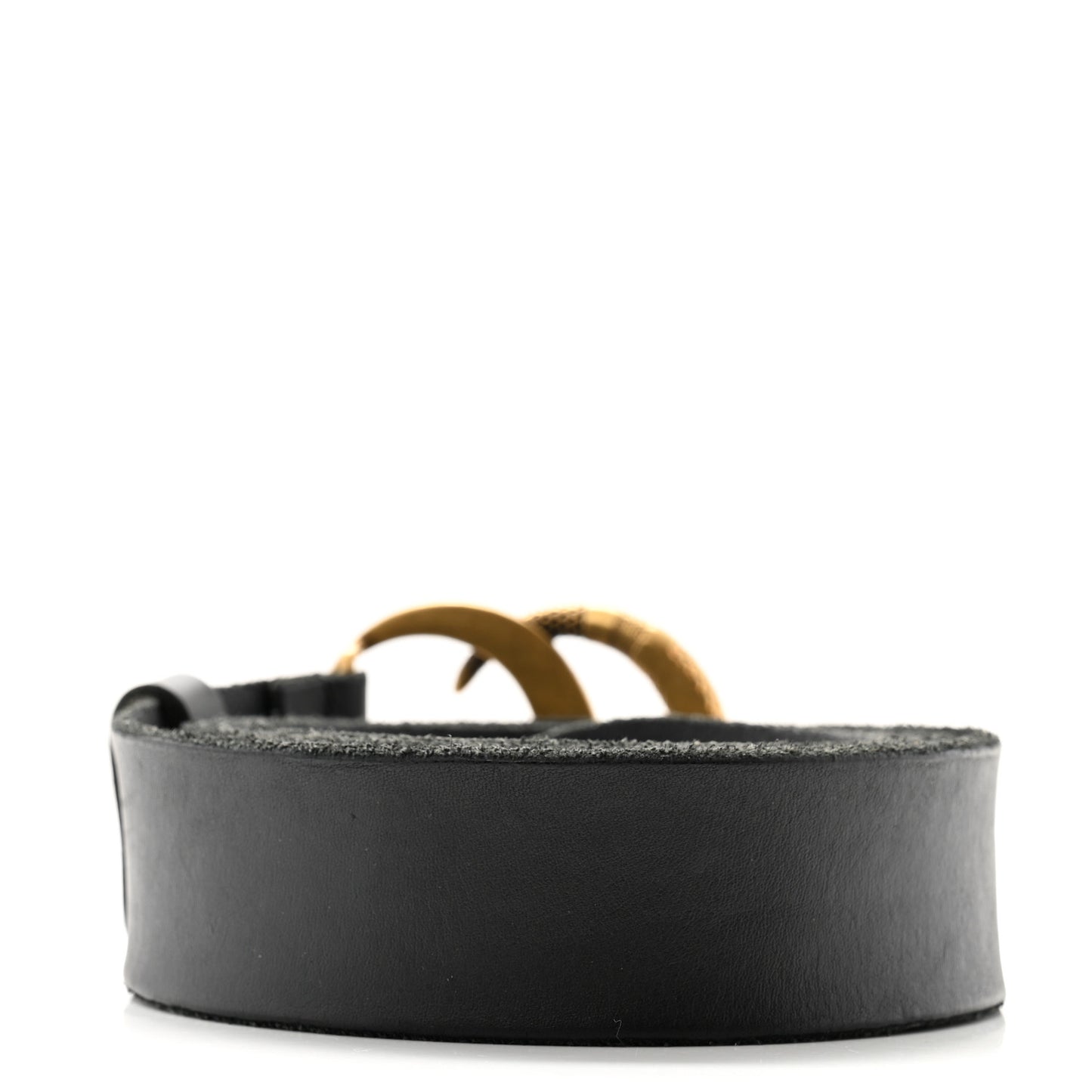 Faded Calfskin Snake Double G 40mm Belt 115 46 Black
