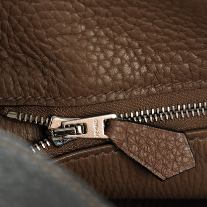 Hermes Taurillon Clemence So Kelly 26 Graphite Etoupe 2 of 11